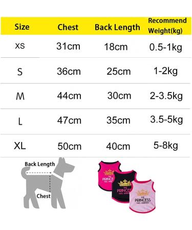 3-Pack Printed Dog Clothing - Princess & Prince T-Shirts for Small to Medium Dogs | Cute Pet Costumes (Blue XL) - Buy Online on SooperMarket.com