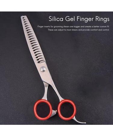 Dacvgog 50 Pieces Silicone Rings for Any Insert a Scissors Styling Tools Hair Cutting Accessories Mix Colours - Buy Online on SooperMarket.com