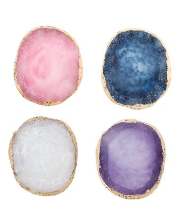 Buy 2 Pcs Eyeshadow Mixing Resin Palette - Nail Art & Makeup Mixing Tray for Manicure & Nail Polish - Perfect for Gel & Eyeshadow Mixing - Buy Online on SooperMarket.com