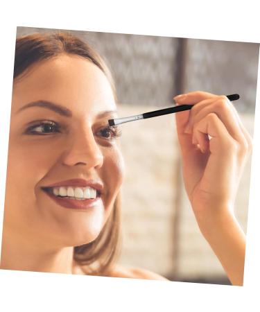Baluue 6pcs Flat Eyebrow Brush Eyeliner Brush Eye Makeup Brush Eyebrow Makeup Brush Black Artificial Fiber - Buy Online on SooperMarket.com