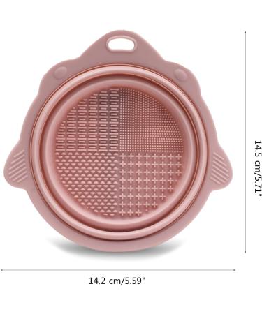 Gissroys Bowl Cleaner Brushes Makeup Silicone Foldable Portable Cleaning Tool for Brushes Powder Sponges Bowl Washing Brush Silicone Brush Makeup Cup Azul - Buy Online on SooperMarket.com