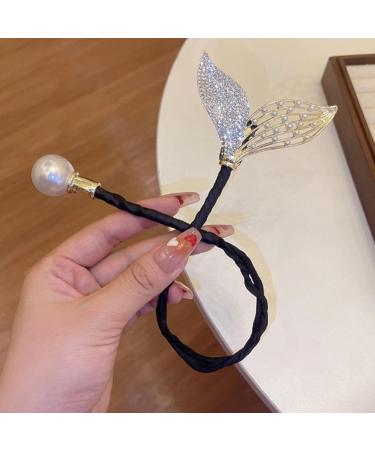 LONGLUAN Rhinestone Flower Hair Clip Elegant Lazy Hair Curler Elegant Meatball Head Hair Anti-Slip Hairpins Reusable Spiral Hair Braid Braiding Clips DIY Hair Styling Accessories (Green) - Buy Online on SooperMarket.com