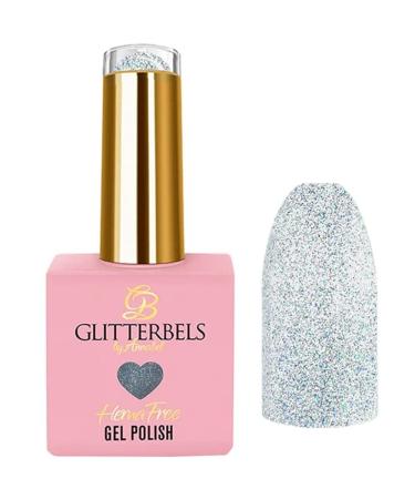 Glitterbels Hema Free Gel Polish 8ml (Glitter ice)