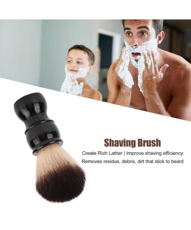 Portable Razor Brush for Men - Soft Hair Shaving Brush & Resin Handle Ideal for Travel & Facial Care - Buy Online on SooperMarket.com