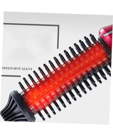 Mikinona Travel US Barrel Heated Curler Brush Ceramic Hair Long Iron Hot for Plug Curling Styler with - Buy Online on SooperMarket.com