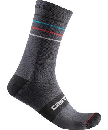 CASTELLI Men's Endurance 15 Sock Socks XXL DARK GREY