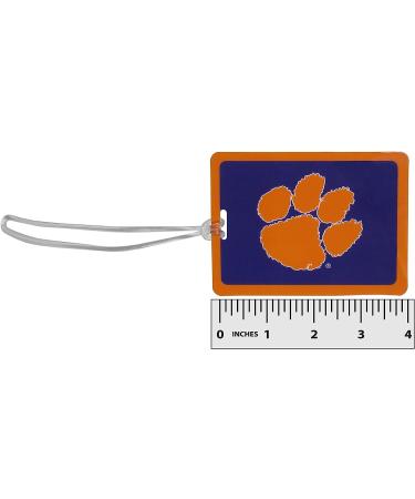 Siskiyou NCAA Clemson Tigers Vinyl Luggage Tag 2pk - Orange - One Size - Buy Online on SooperMarket.com
