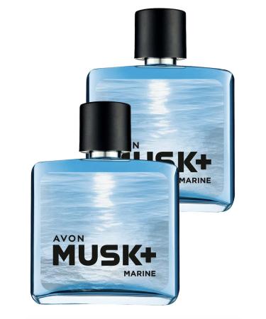 AVON Musk Marine Eau de Toilette PACK OF 2