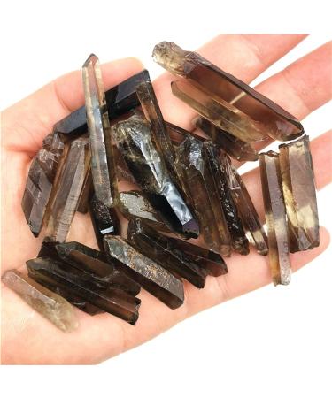 Natural Smoky Lemurian Quartz Crystal Stone Rough Specimen Natural Quartz Crystals Home Goods