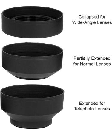 77mm Soft Lens Hood for Nikon COOLPIX P1000 - Improve Image Quality - Buy Online on SooperMarket.com
