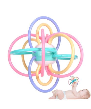 Jingling Teething Toys for Babies | Sensory Rattles & Biting Toys | Rattling Balls & Chomping Fun | Perfect for Teething Relief - Buy Online on SooperMarket.com