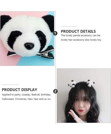 KESYOO 4Pcs Panda Headband - Cute Ear Hair Ties & Accessories for Girls | International Shipping Available - Buy Online on SooperMarket.com