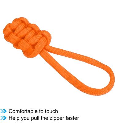 Buy PATICIL 6 Pack Zipper Replacement Extension Cables - Fastening Zuklaschen Banger Fixer Repair Kit for Luggage Backpack Jacket - Orange - Buy Online on SooperMarket.com