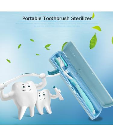 UV-C Portable Intelligent Ultraviolet Toothbrush Disinfection Box Toothbrush Holder USB Charging Type-C Interface Safe and Fast Disinfection Universal Toothbrush (A) - Buy Online on SooperMarket.com