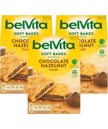Breakfast Biscuit Bundle Consisting of Belvita Soft Bakes Chocolate Hazelnut 250g (3 Pack) - Buy Online on SooperMarket.com