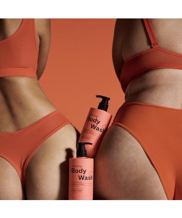 Frank Body Clearing Body Wash - Vegan Cruelty-Free | Salicylic Acid for Clear Skin | Mandarin & Cedarwood Scent | 360mL - Buy Online on SooperMarket.com