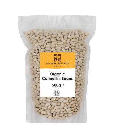 Organic Cannellini Beans 500g by Manor Springs Organic