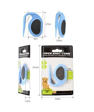 Remove the Knot Comb for Cats & Dogs - 2PCS Dematting & De-Filtering Tools - Buy Online on SooperMarket.com