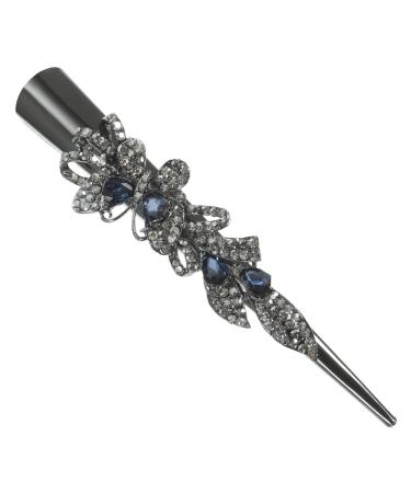HAPINARY Hair Clip Metal Alligator Glitter Hair Clips Bill Clips Hair Crocodile Hair Clips Barrette Decorative Hair Clips Rhinestone Hair Clips Fancy Clips for Women Sparkly Hair Clips