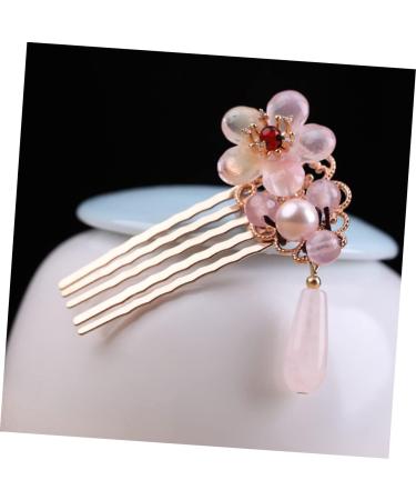 Didiseaon 1pc Hair Comb Hair Accessories Pearl Hair Decorations Crystal Hair Comb Crystal Headpiece Bridal Hair Clip Flower Hair Clips for Women Wedding Bride Glass Bangs Comb - Buy Online on SooperMarket.com