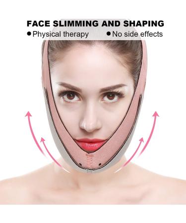 Slim Face V-Facial Double Chin Reducer Belt | Elastic Jawline Shaping Tool for Facial Care | K-07A - Buy Online on SooperMarket.com