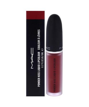 Powder Kiss Liquid Lipcolor - 975 Ruby Boo by MAC for Women - 0.17 oz Lipstick