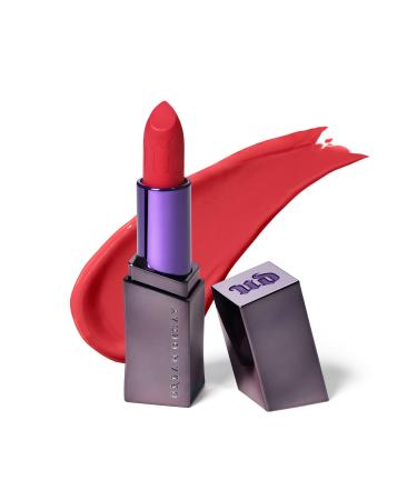 URBAN DECAY Vice Hydrating Lipstick - 35 Shades Available - Longwearing Lip Color - Moisturizing & Creamy Formula with Aloe Vera + Avocado Oil - 0.11 Oz Figueroa (warm coral pink - cream finish)