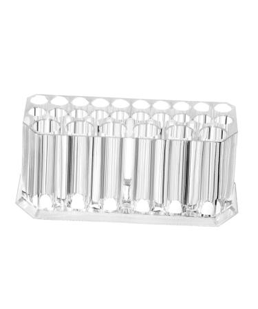 Cosmetic Beauty Pencils Display Container Acrylic Lip Liner Organizer for Makeup Brush