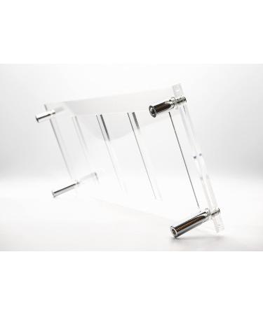 Trading Card Display Stand - 4 Slot Clear Acrylic Holder with UV Protection - Buy Online on SooperMarket.com