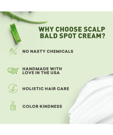 Bald Spot Hair Growth Cream | Scalp Treatment for Receding Hair | Just Nutritive | 4 Oz | Unisex Hair Restoration - Buy Online on SooperMarket.com