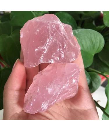 Crystal 1pcs Big Size Natural raw Rose Quartz Crystals Rough Stone Natural Quartz Crystals Stone for Suitable for Home Office Decoration FZUGEDRLI - Buy Online on SooperMarket.com