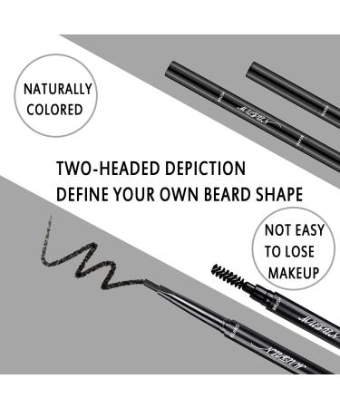 Beard Pen Beard Filler Pencil for Men - Waterproof & Sweat Proof Beard Styling Tool for Natural Fullness - Includes 2 Replacement Tips (Black) - Buy Online on SooperMarket.com
