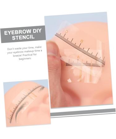 Gogogmee 10pcs Brow Makeup Supplies Eyebrow Stencils Older Women Eyebrow Kit Women Brow Shaping Stencil Pvc - Buy Online on SooperMarket.com