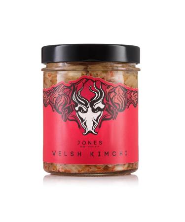 Jones Trust Your Gut Award-Winning Welsh Kimchi (2 x 370g) Raw & Unpasteurised Naturally-Fermented Kimchi with Good Gut Bacteria
