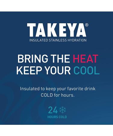 Takeya Pickleball Insulated Water Bottle 32oz with Straw Lid - Backspin Pink - Buy Online on SooperMarket.com