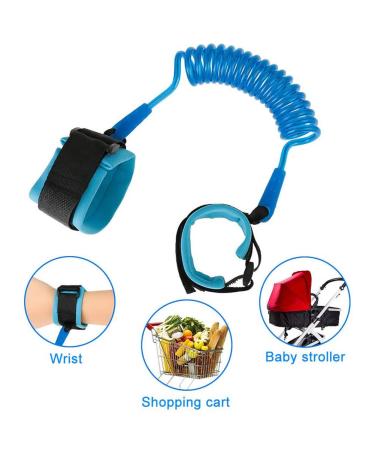 Anti Lost Toddler Leash | Child Safety Wrist Link | Kids Boys Wristband (2M Blue) - Buy Online on SooperMarket.com