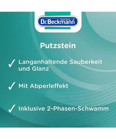 Dr. Beckmann Universal Cleaning Stone - 400g | All-Purpose Household Cleaner with 2-Phase Sponge | International Shipping Available - Buy Online on SooperMarket.com