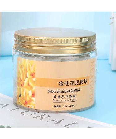 Gold Osmanthus Eye Mask 80pcs - Anti-Aging Collagen Patches for Puffy Eyes, Dark Circles, Wrinkles, and Eye Bags - Deep Moisturizing Formula with Elasticity Boost - Buy Online on SooperMarket.com