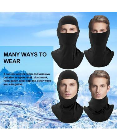 Rockbros Storm Hood Balaclava for Autumn & Winter - Windproof Warm Facial Cover for Cycling Snowboarding Skiing & Motorcycling - Unisex Size - Buy Online on SooperMarket.com