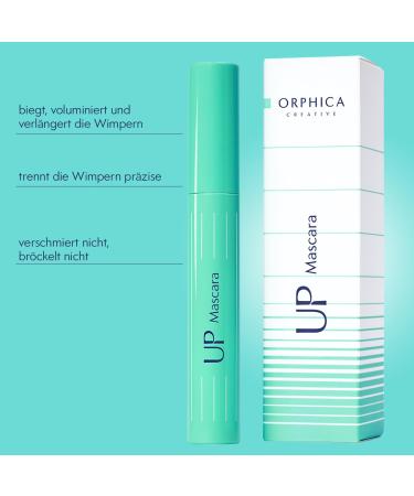 Orphica up Mascara - XXL Effect Black | Waterproof Eyelash Extension & Volumizing Conditioner | 7.5 ml for Longer Defined Natural Lashes - Buy Online on SooperMarket.com