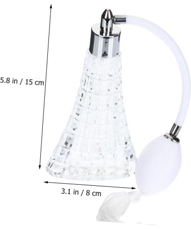 HAPINARY Perfume Bottle Refillable Perfume Spray Bottle Sprayer for Perfume Crystal Decor Retro Decor Antique Perfume Atomizers for Essential Oils Tassels Vintage White Glass Decorate - Buy Online on SooperMarket.com