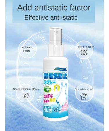 Buy Two 100ml Anti-Static Spray for Hair & Clothes - Smoothing & Wrinkle Removal (Blue) - International Shipping Available - Buy Online on SooperMarket.com