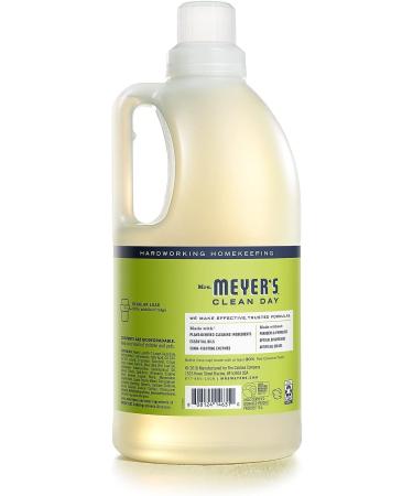 Mrs. Meyer's Clean Day Laundry Detergent 2X Lemon Verbena 64 fl oz - Eco-Friendly Biodegradable Perfect for International Shipping - Buy Online on SooperMarket.com