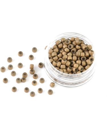 200pcs Dark Blonde Silicone Nano Rings Hair Extension Beads - 3.0mm Micro Rings Links - Buy Online on SooperMarket.com