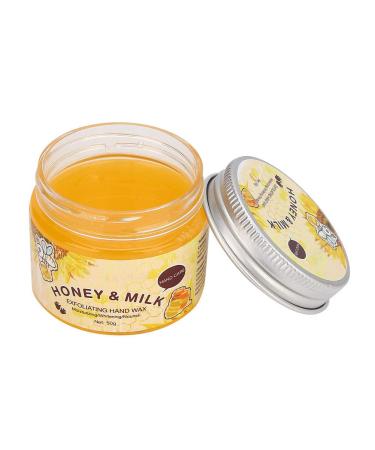50g Milk Honey Hand Mask Exfoliating Moisturizing Brightening Hand Care Mask for Cracked Hands Dry Aging Hands