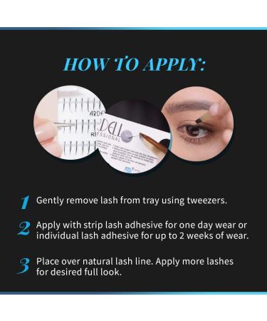 Ardell False Eyelashes Regular Short Black 4 Pack - Natural Look and Easy Application - Buy Online on SooperMarket.com