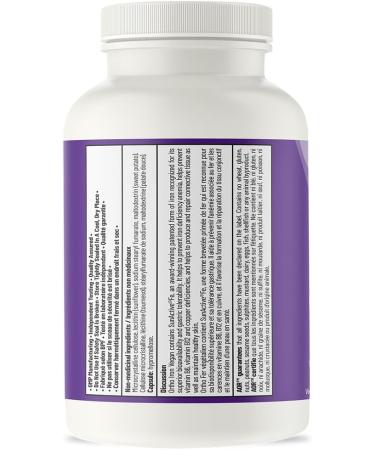 AOR - Ortho Iron Vegan 264mg 60 Capsules - Iron Deficiency Supplement - Healthy Red Blood Cell Supplement - Iron Supplement for Men and Women - Superior Absorption & Gastric Tolerability 60 count (Pack of 1) 264 mg - Buy Online on SooperMarket.com