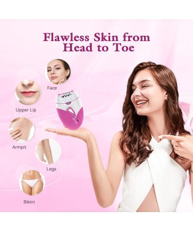 Portable Facial Epilator for Women - Smooth Glide Hair Removal for Face and Bikini Area - Buy Online on SooperMarket.com