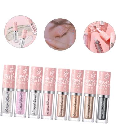 Angoily 8pcs Diy Highlight Makeup Cosmetics Bling Shadow Liquid Women Eye Glitter Tool Eyeshadow - Buy Online on SooperMarket.com