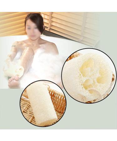 6 Pcs Natural Luffa Sponge Set - Biodegradable Luffa Sponges for Body Washing Shower Scrubs & Kitchen Cleaning - Buy Online on SooperMarket.com